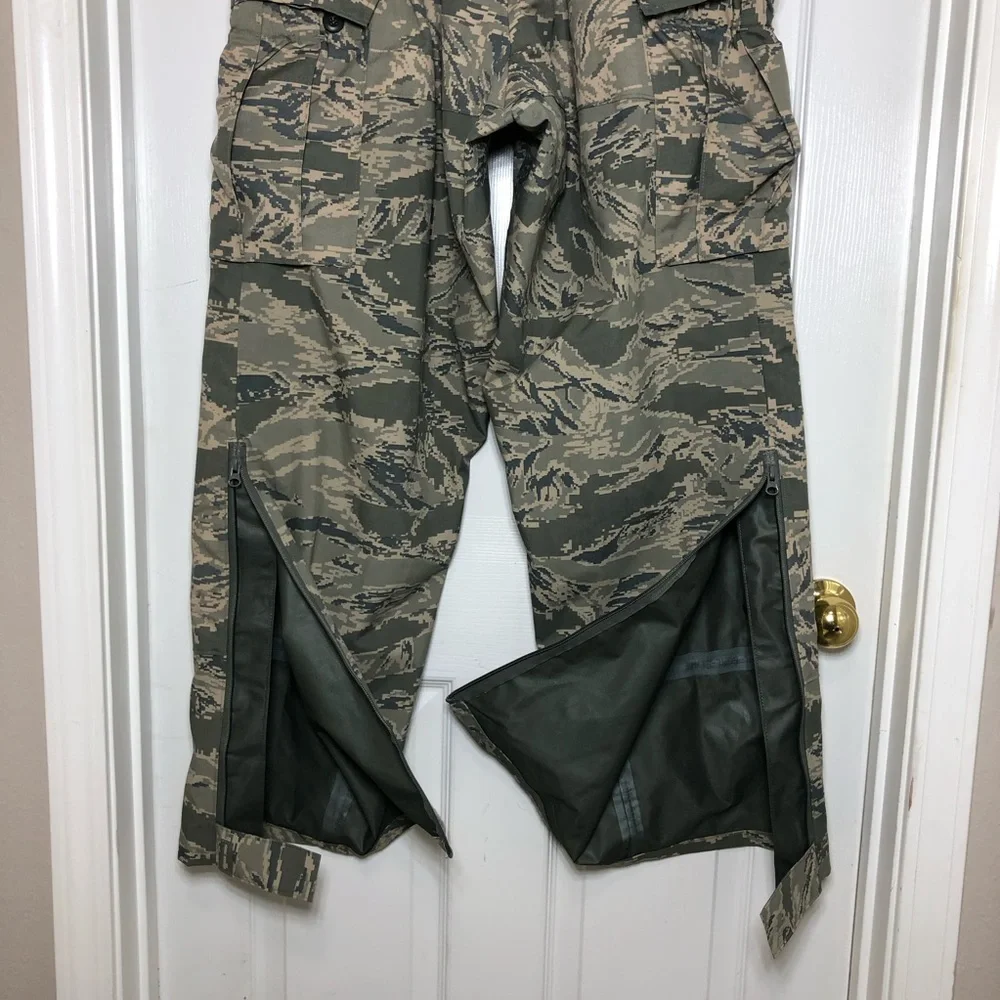 US Air Force Goretex Water Wind Proof Digital Tiger Stripe Camouflage Trousers L